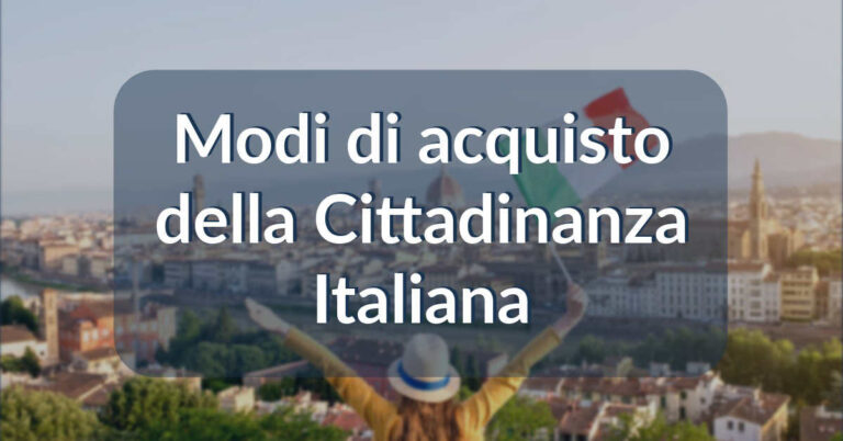 acquistare la cittadinanza italiana per discendenza