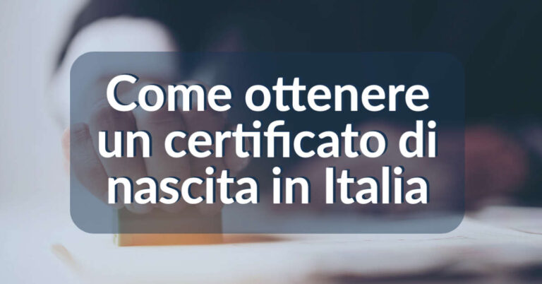 certificato di nascita