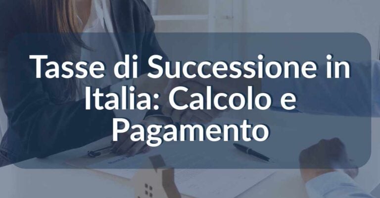 tasse di successione in italia