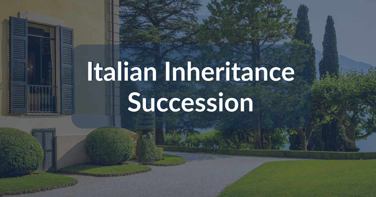 italian inheritance succession