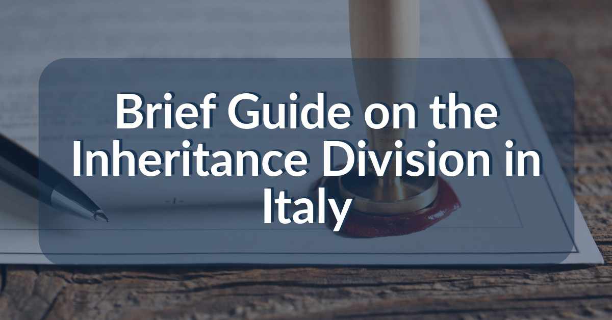 Inheritance Division in Italy