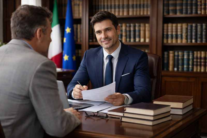 Italian lawyer located in Italy