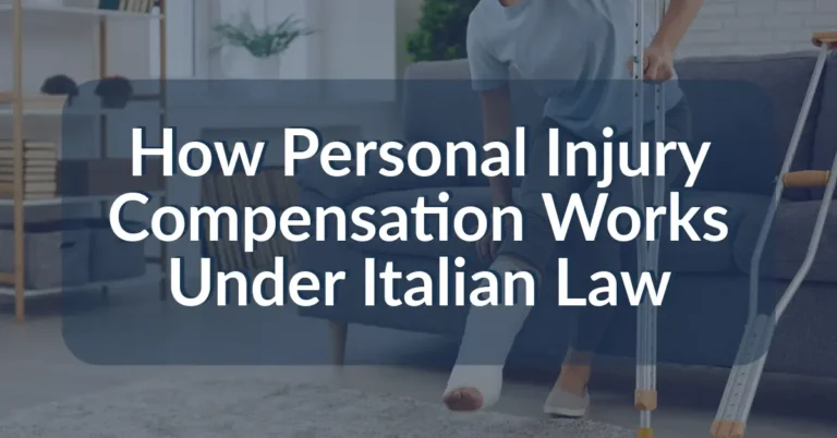 Personal Injury Compensation Under Italian Law