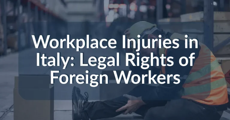 Workplace Injuries in Italy